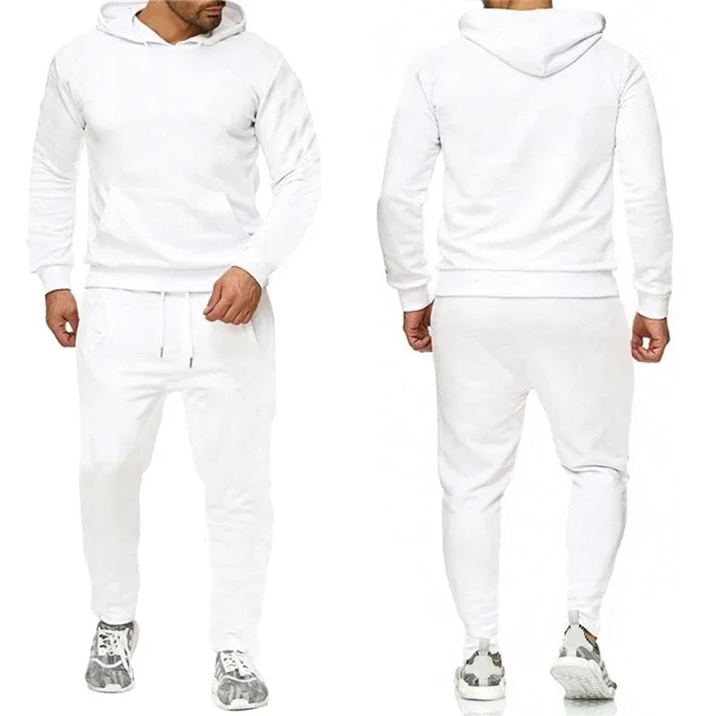 Classic Mens Solid Color Tracksuit