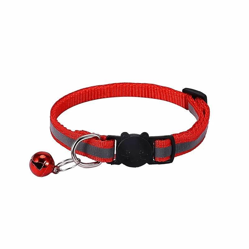 Nylon Pet Collar Night Safety Reflective Cat And Dog Collar Adjustable - Empire P.E