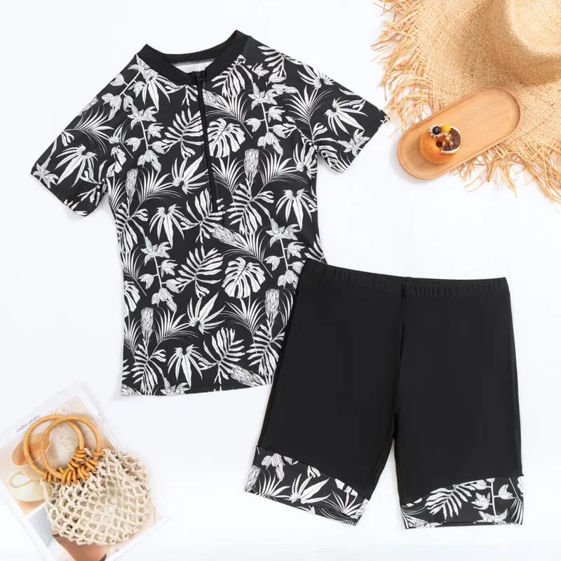 New Print Separate Swimsuits Tankini Set - Empire P.E