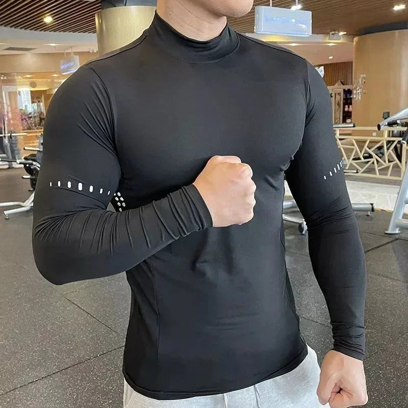 Men's Long Sleeve Compression Shirt - Empire P.E