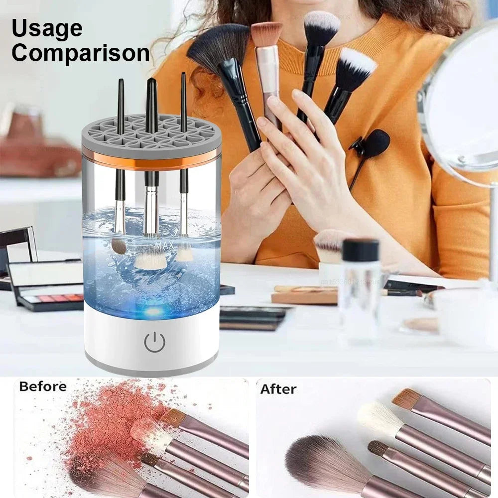 USB Electric Makeup Brush Cleaner Portable