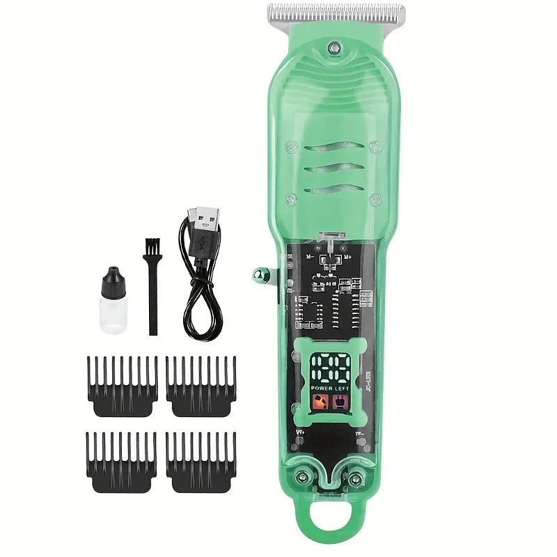Transparent Body Electric Hair Clipper Professional Trimmer - Empire P.E