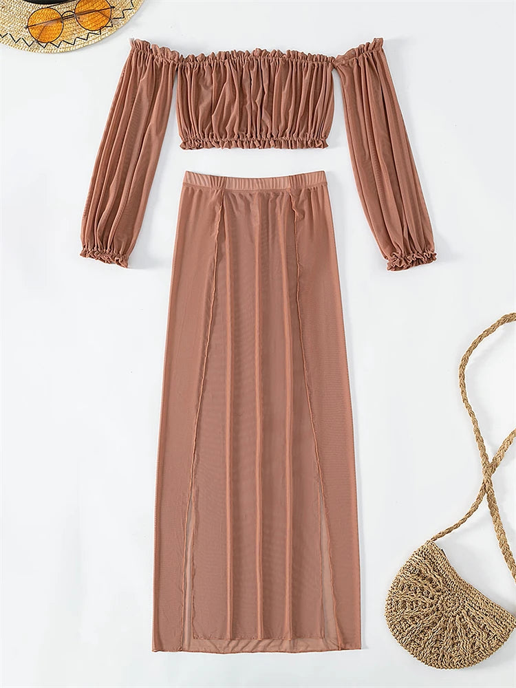 New 2 Piece Beach Wear Bathing Suit