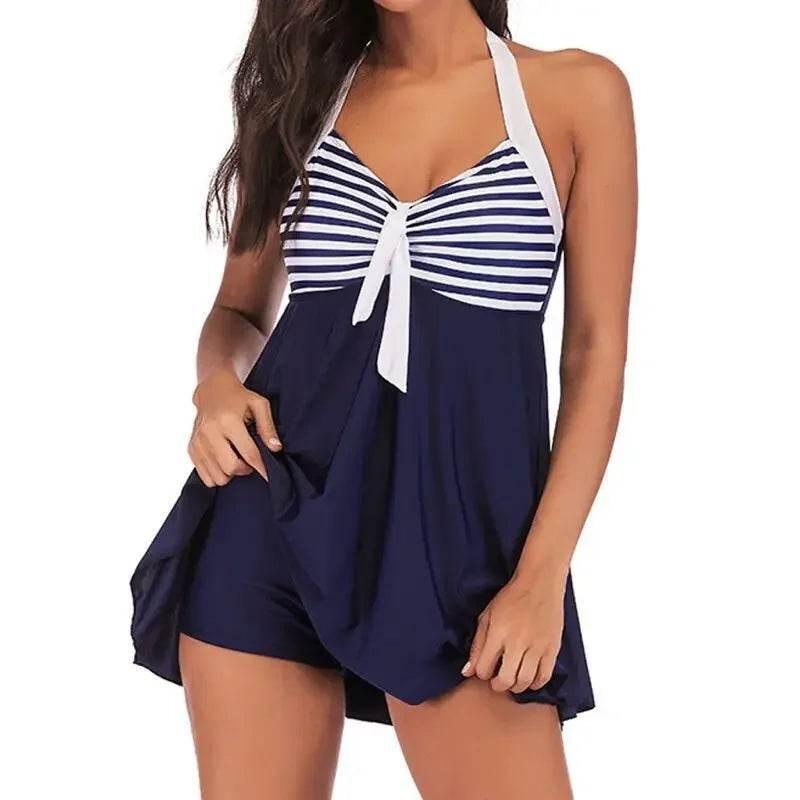 Plus Size Vintage Bathing Suit Two Piece Swim Wear S-5XL - Empire P.E