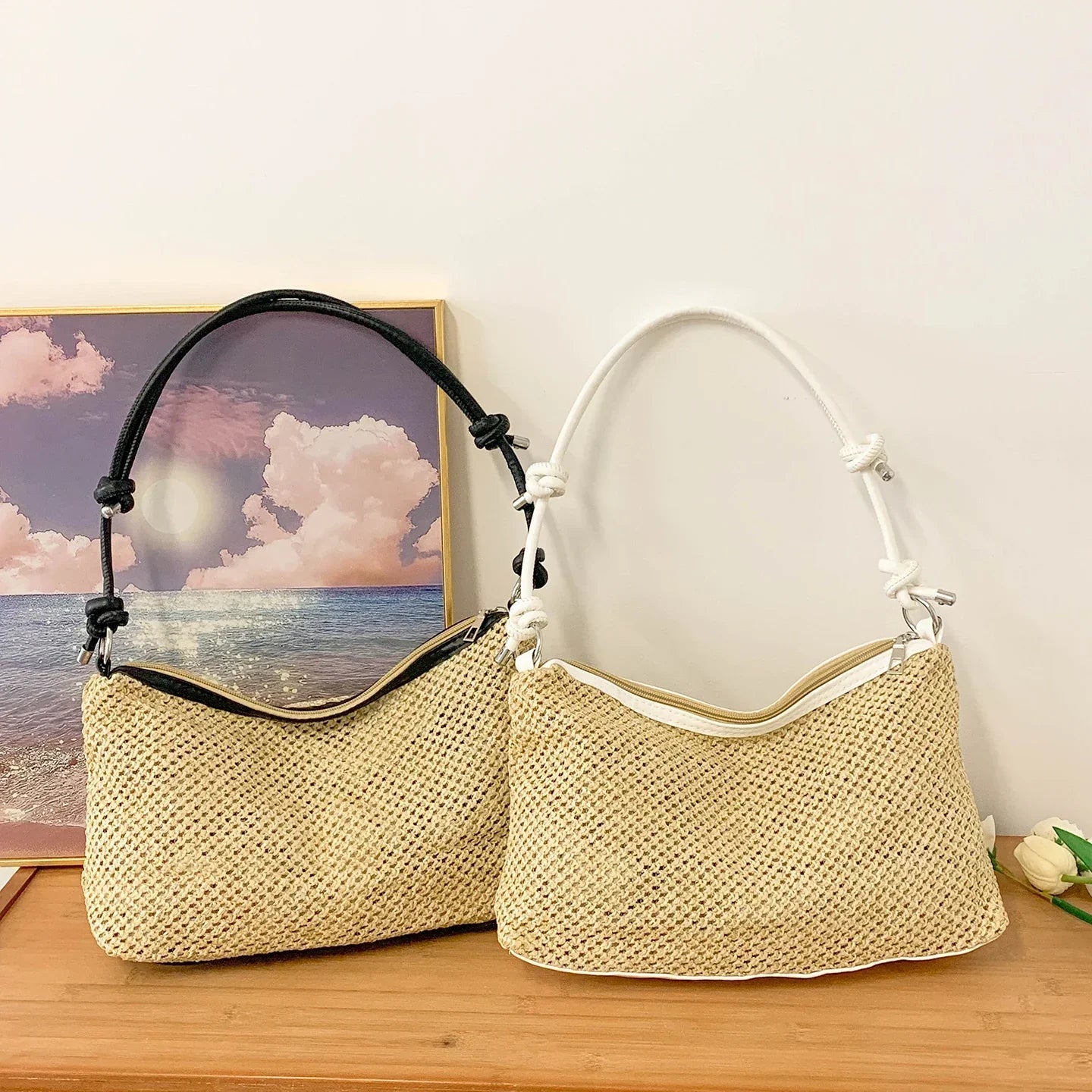 New Style Handmade Knitted Bags Fashionable Tote Bags - Empire P.E