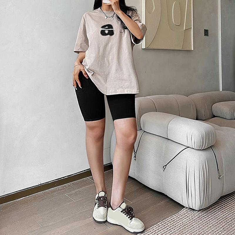 Women Yoga Sports Shorts High Waist Fitness Shorts Casual Streetwear Short Trousers Female Tight Shorts For Ladies Workout Pants - Empire P.E
