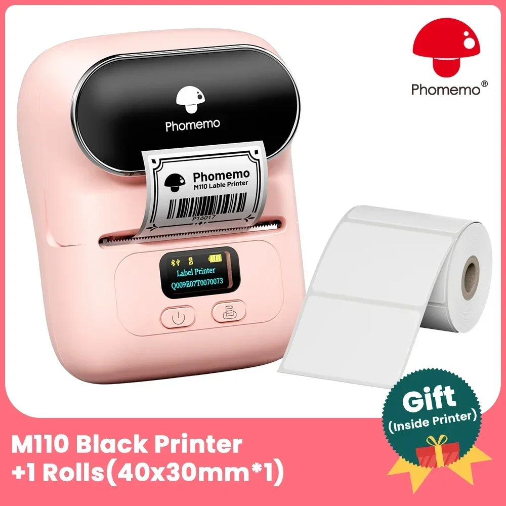 M110 Label Printer Mini Printer Portable - Empire P.E