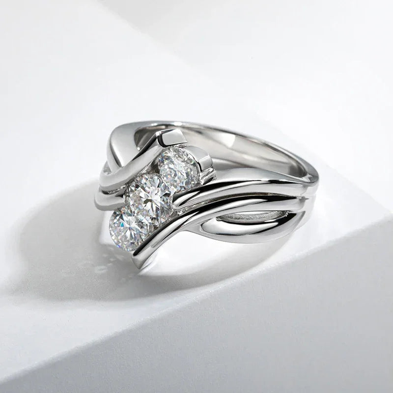 1.2 Carat Moissanite Diamond Vintage Women Jewelry 925 Sterling Silver - Empire P.E