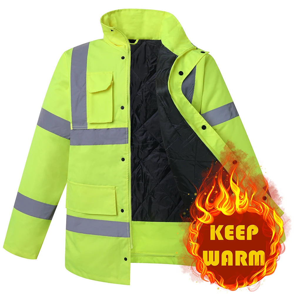 Reflective Safety Winter Jacket