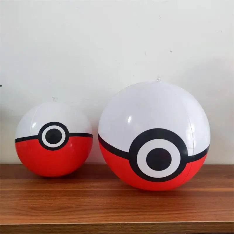 1PCS Pokeball Inflatable Beach Ball 30CM 40CM Balloons Football Swimming Pool Beach Party Decoration Sports Ball Fun Toy - Empire P.E