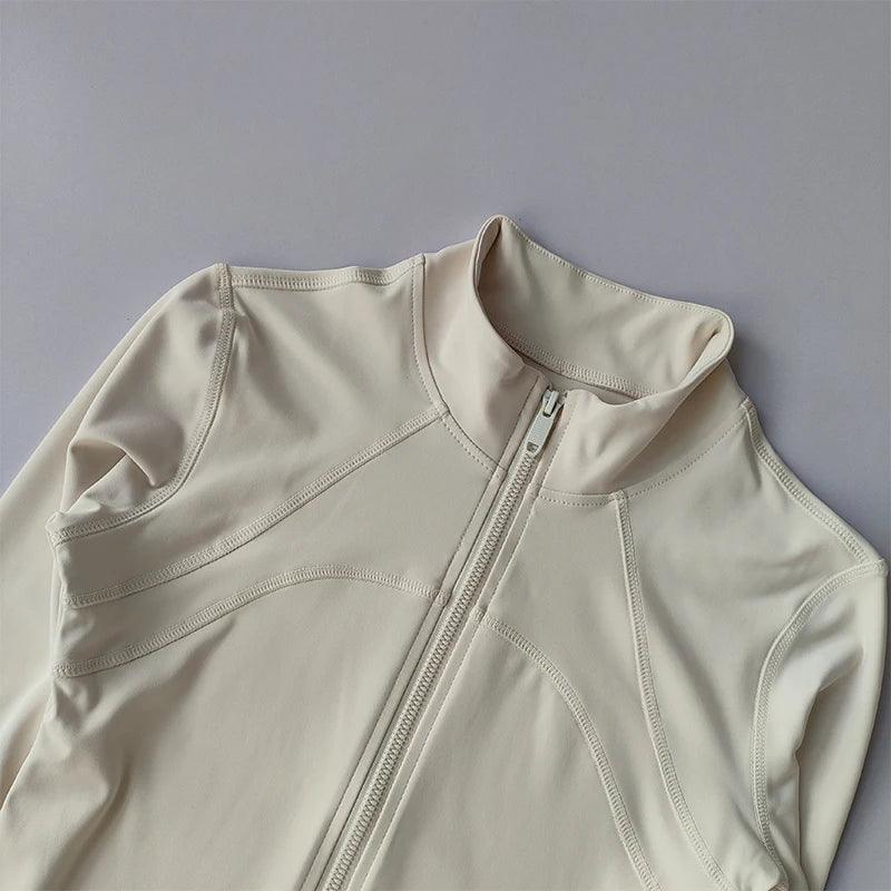 Yoga Suit Women's High-end Standing Collar Long Sleeved - Empire P.E