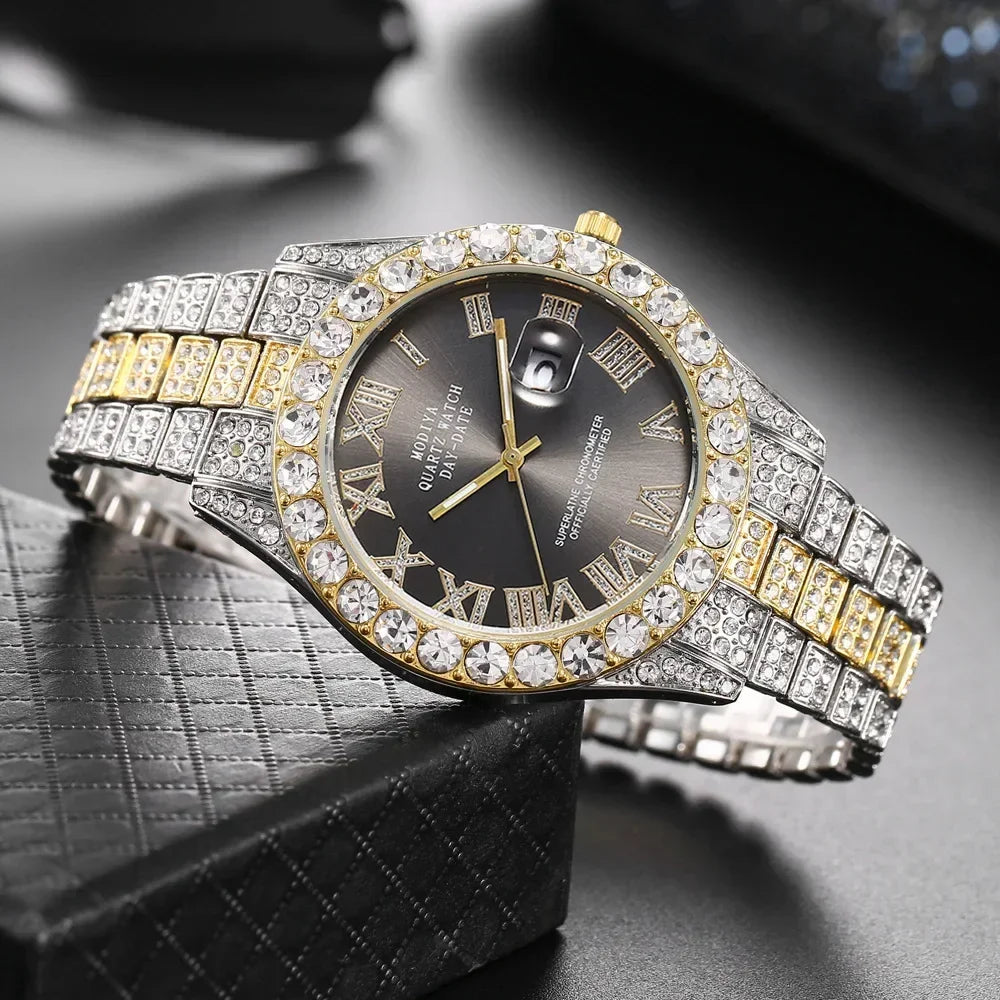 Hot Sale Diamond Bling Watch Men - Empire P.E