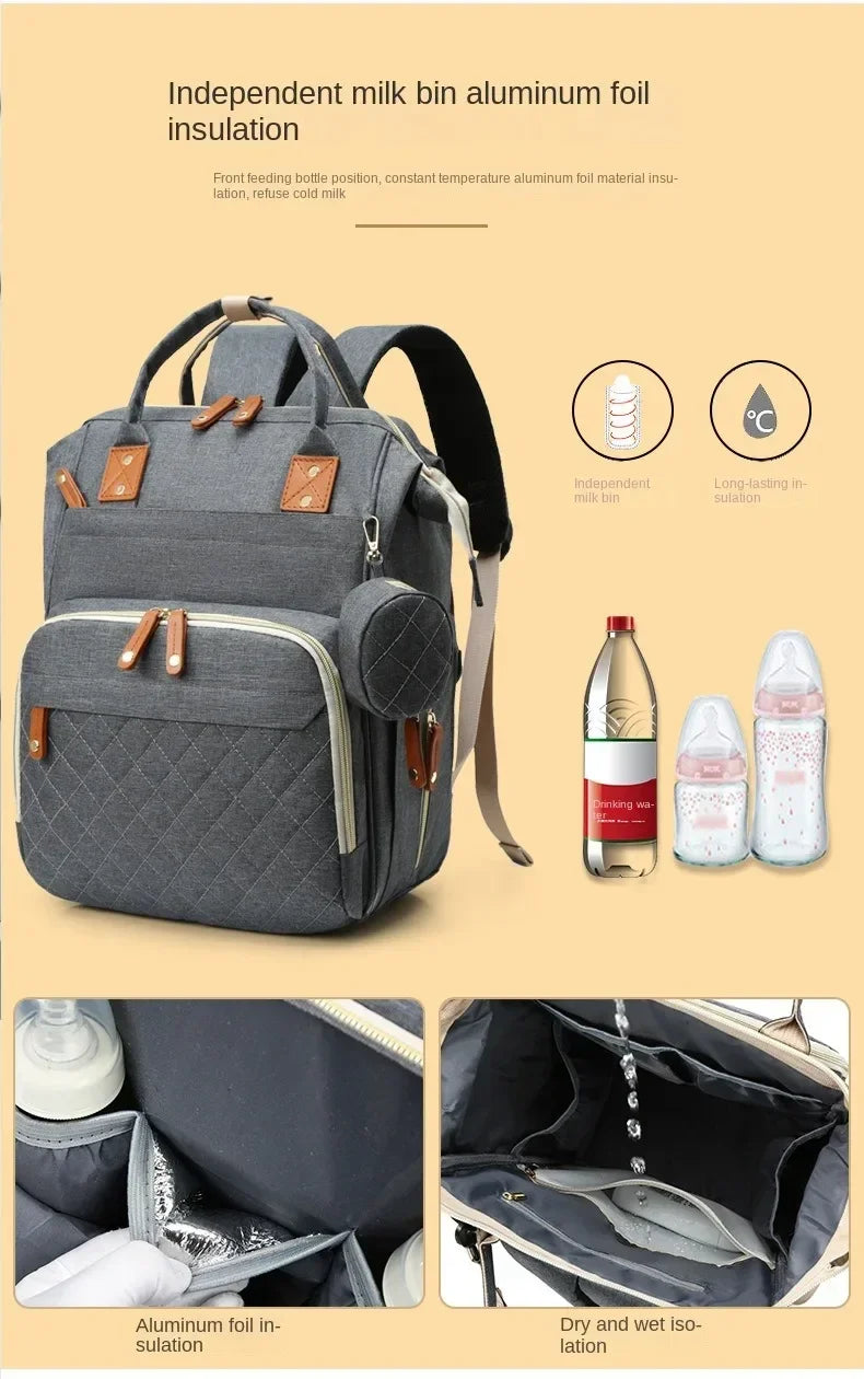 USB Diaper Bag Backpack - Empire P.E