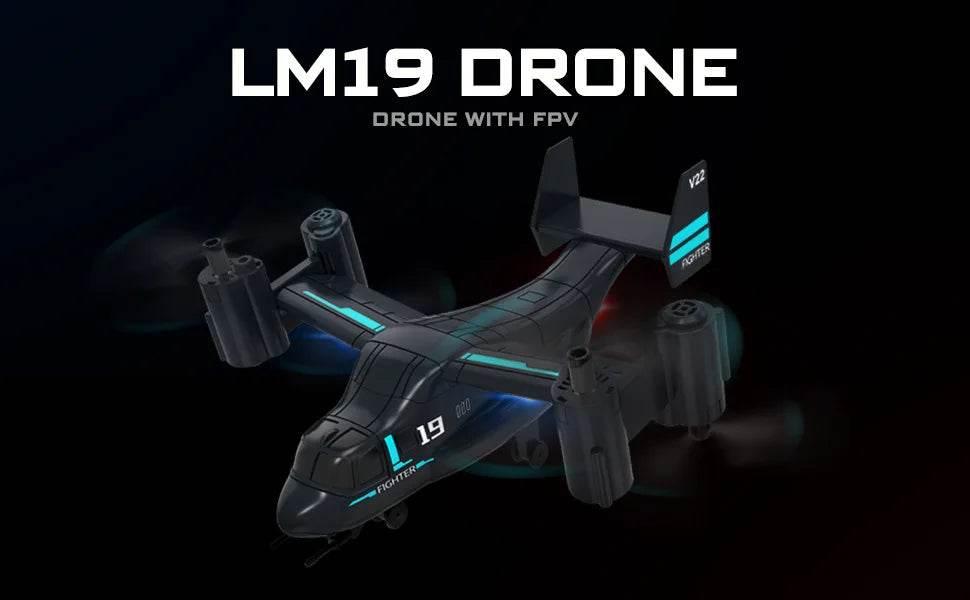 480P Remote Control Helicopter Drone Fighter Uav Land Air Mode Aircraft Brushless Motor Rc Aircraft for Children Kids Plane Toys - Empire P.E