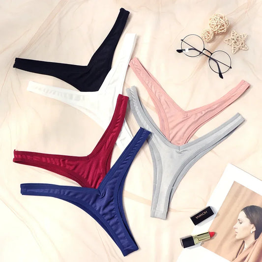 Solid Thong Panties For Women - Empire P.E
