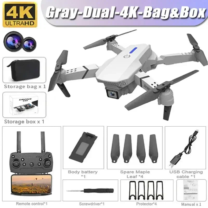 2025 E88 Professional Wide Angle RC Drone HD 4K Camera - Empire P.E