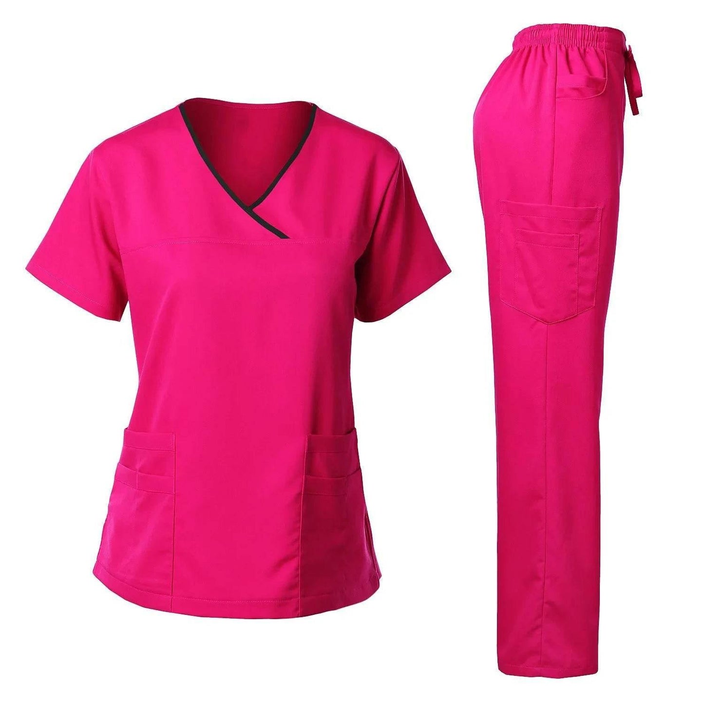 Anti Wrinkle Washable Soft Fabric Nurse Scrubs Hospital Uniform Medical Scrubs Jogger Scrubs Sets Medical Clothing for Women - Empire P.E