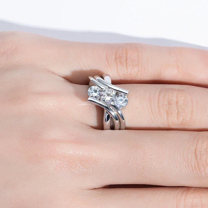1.2 Carat Moissanite Diamond Vintage Women Jewelry 925 Sterling Silver - Empire P.E