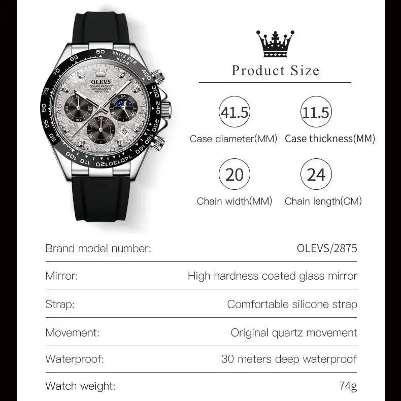 Men Watch Classic Fashion Waterproof - Empire P.E