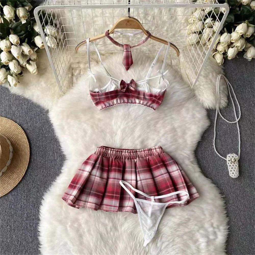 Hollow Out Cosplay Lingerie Lace Backless Jumpsuit - Empire P.E