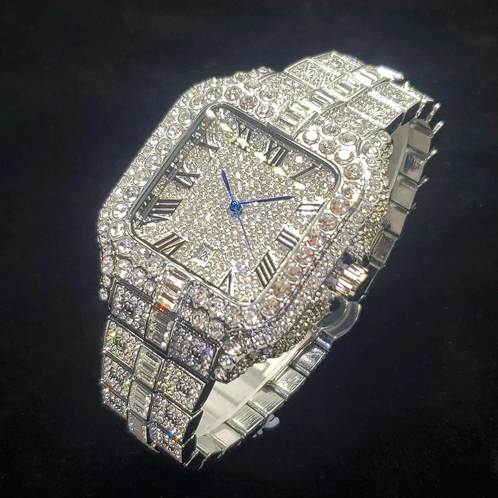 Luxury Original Brand Men Watch Bling Diamond - Empire P.E
