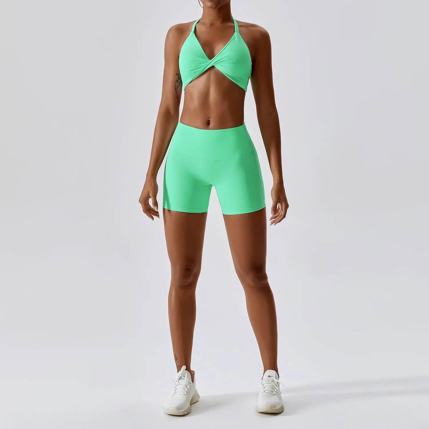 Yoga Set Women's Tracksuit Fitness Sports Set Workout Clothes For Women Gym Set Women Outfits Sports Bra Yoga Pants Yoga Suit - Empire P.E
