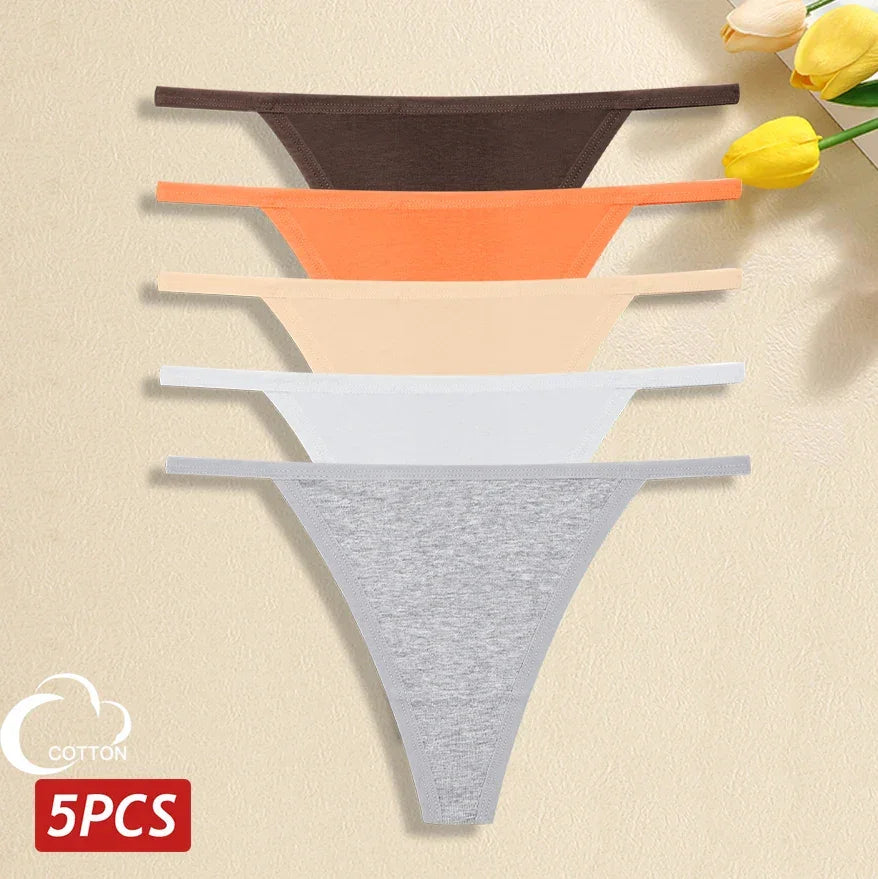 5Pcs Women Cotton Panties Female Thin - Empire P.E