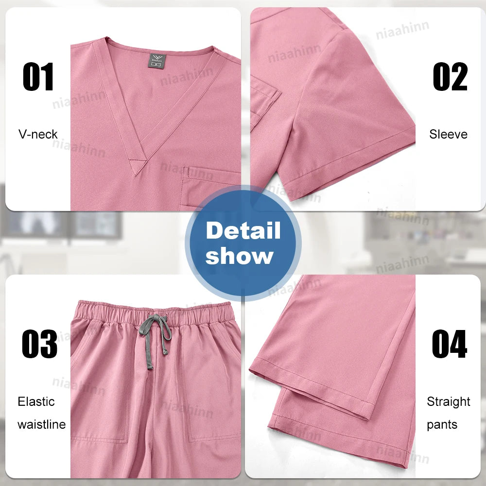 Elastic Scrub Uniform Set - Empire P.E
