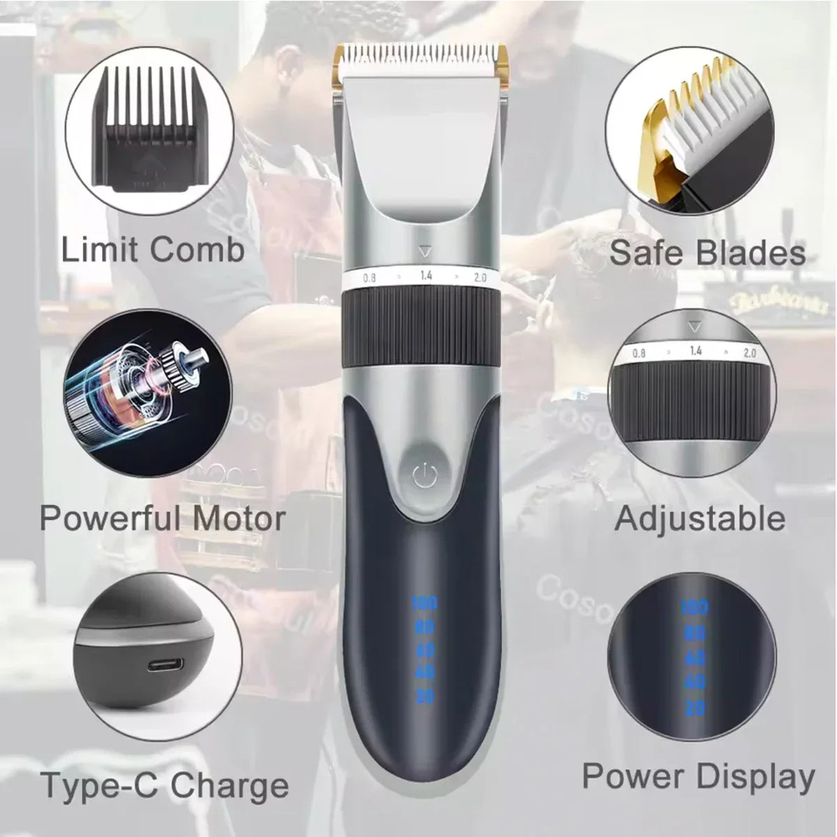 Hair Trimmer Clipper For Man Electric Razor - Empire P.E