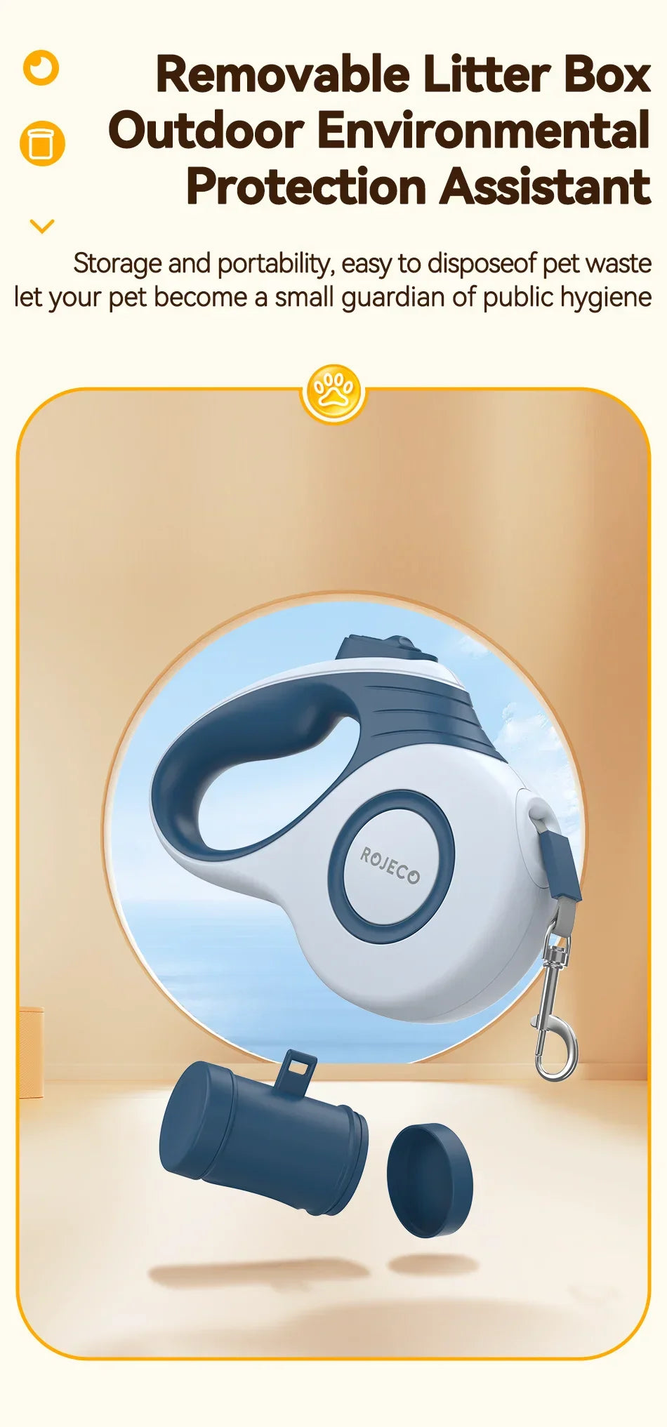 Automatic Retractable Dog Leash 3M/5M - Empire P.E
