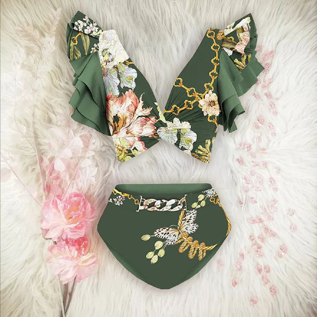 2025 New High Waist Bikini Swimsuit - Empire P.E