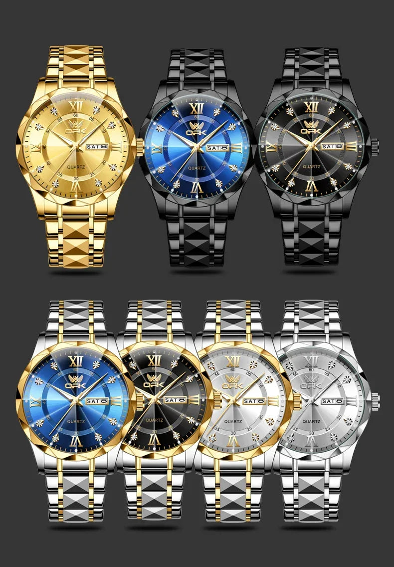 Couple Diamond Gold Watch - Empire P.E