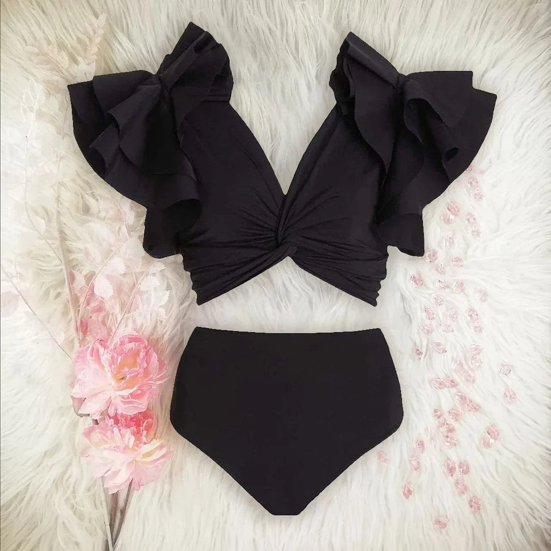 2025 New High Waist Bikini Swimsuit - Empire P.E