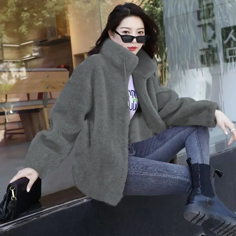 Women's Winter Fleece Warm Coat - Empire P.E
