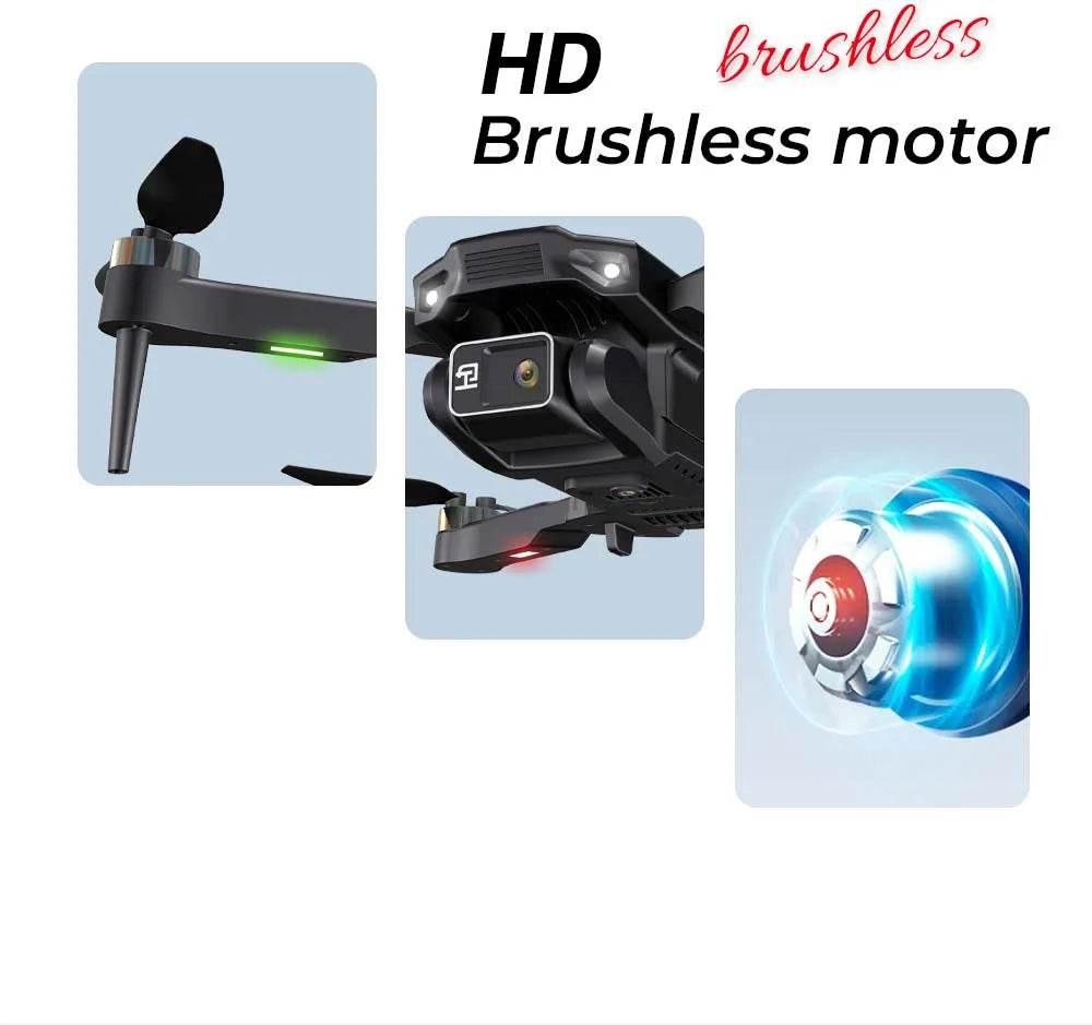 KBDFA New Drone H16 GPS Professional Dual Camera Dron Quadcopter Brushless Aerial Photography Laser Obstacle Avoidance RC Toy - Empire P.E
