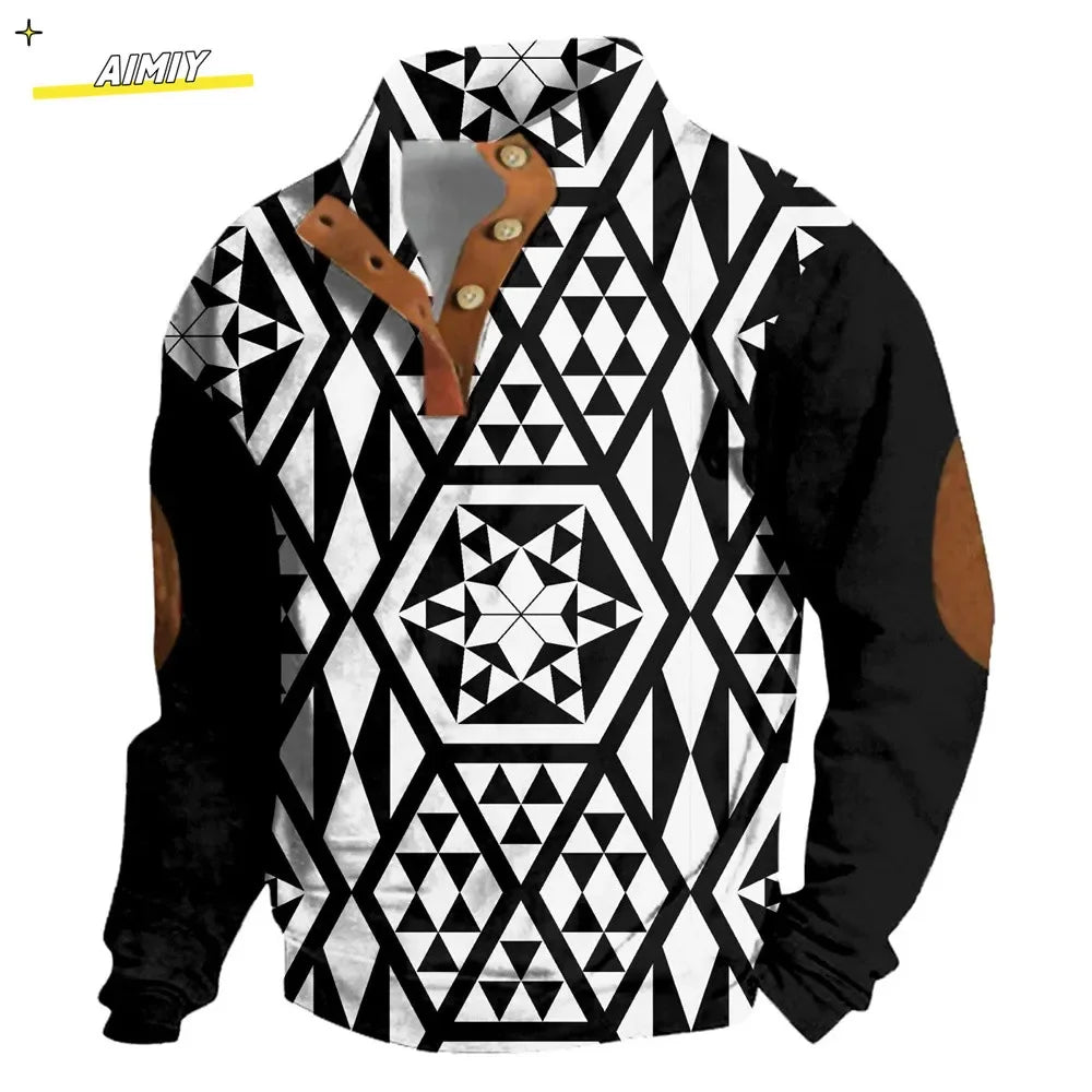 Vintage Men's Hoodie Casual Jacket - Empire P.E