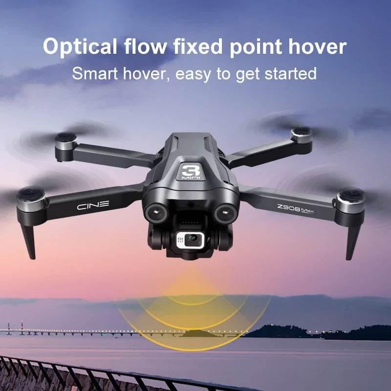 2025 New Z908 Pro /MAX 8K Drone ESC Professional 8K Dron Optical Flow Localization 3sided Obstacle Avoidance Quadcopter Toys - Empire P.E