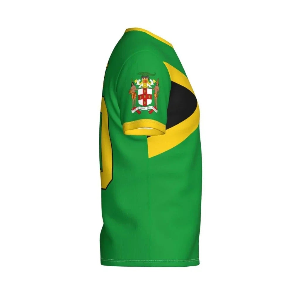 Jamaican Flag badge 3D Printed Men's T-shirts Women Fashion T shirt clothes National Day Gifts Personalized Casual Tops - Empire P.E