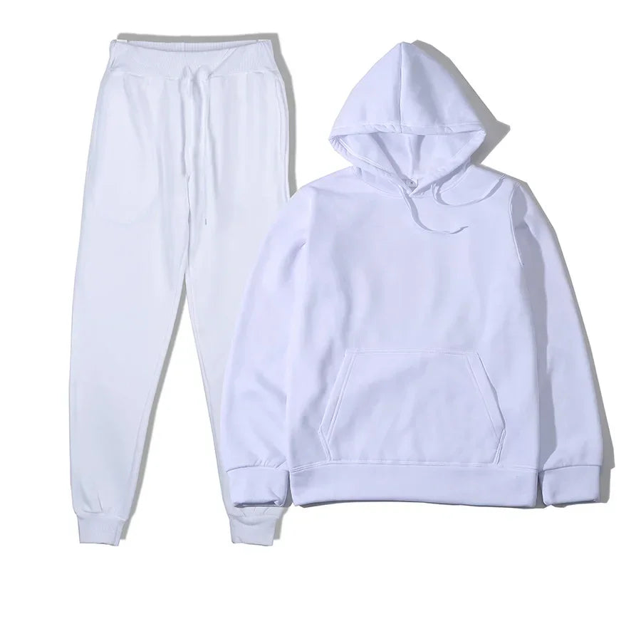 Sports Suits Fashion Tracksuit Hoodies + Pants Two Pieces Sets