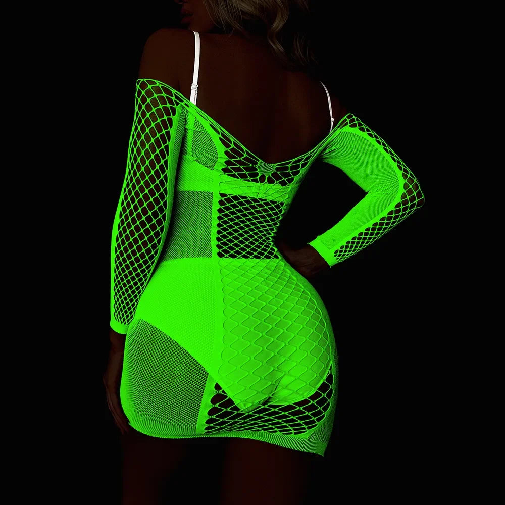 Pole Dance Clothing Luminous Glowing Lingerie - Empire P.E