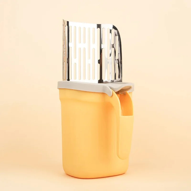 cat poop scoop integrated color blocked - Empire P.E
