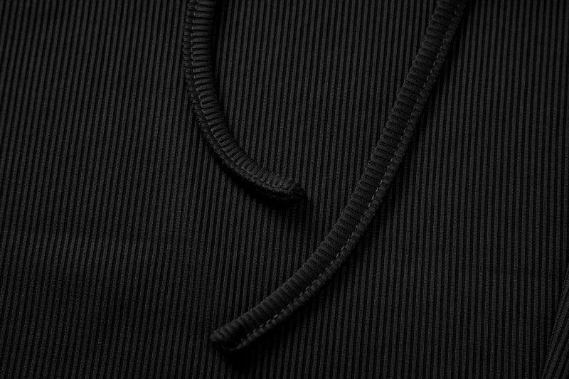Elegant And Pretty Women Dresses Autumn Winter New Black Sexy Short Dress Female V Neck Long Sleeve Slim Solid Color Mini Dress - Empire P.E