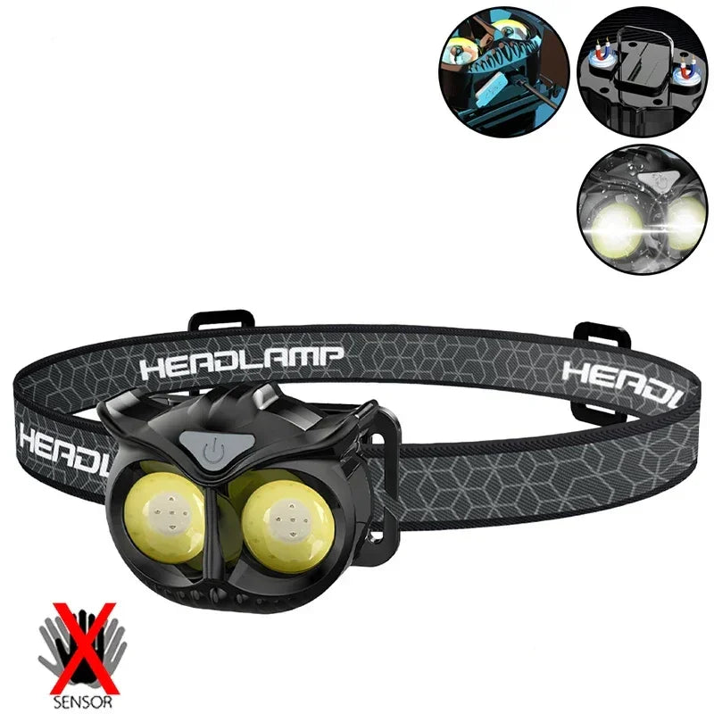 Owl Headlamp Waterproof USB Rechargeable - Empire P.E