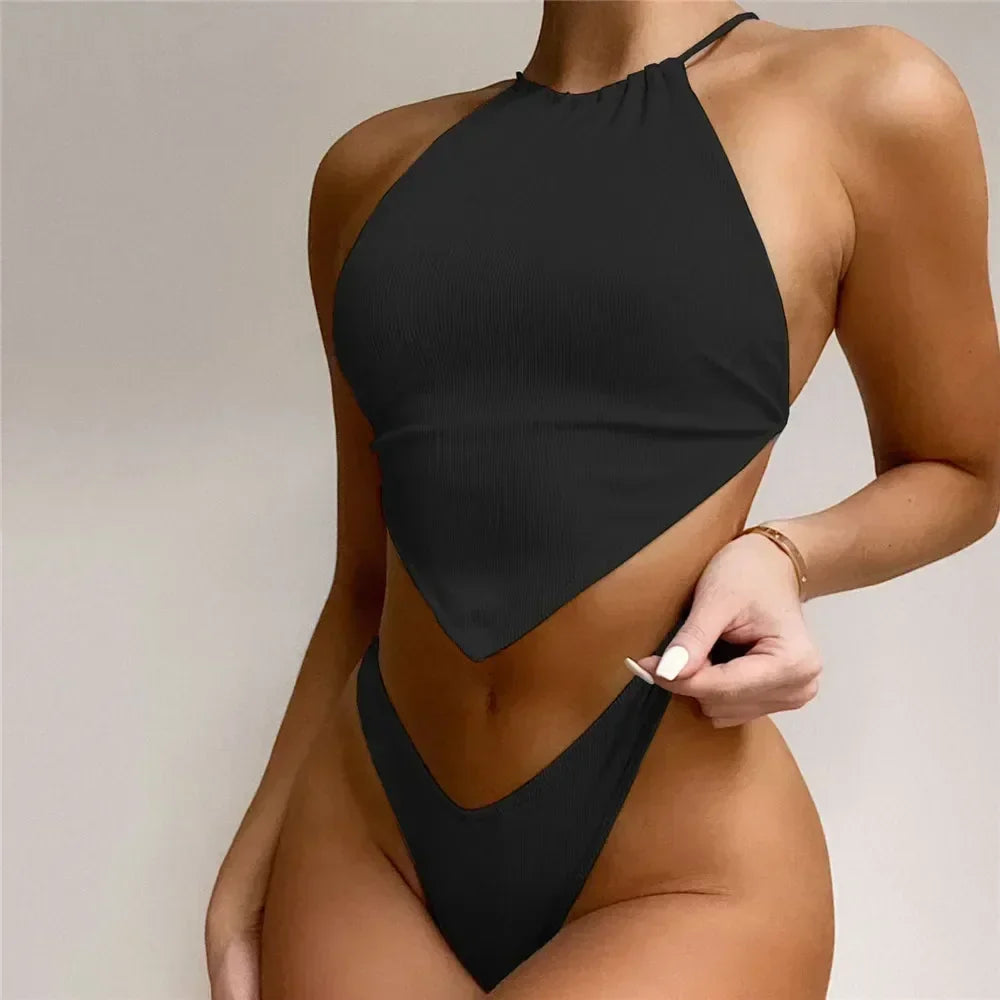 Halter Bandana Bikinis Set - Empire P.E