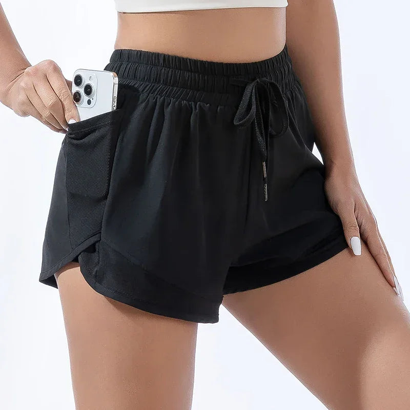 Women's sports yoga shorts