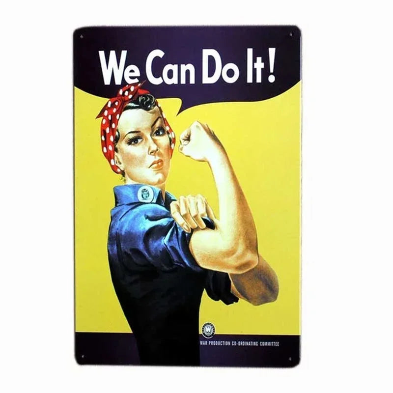 Europe Beauties Poster Metal Iron Sign Art