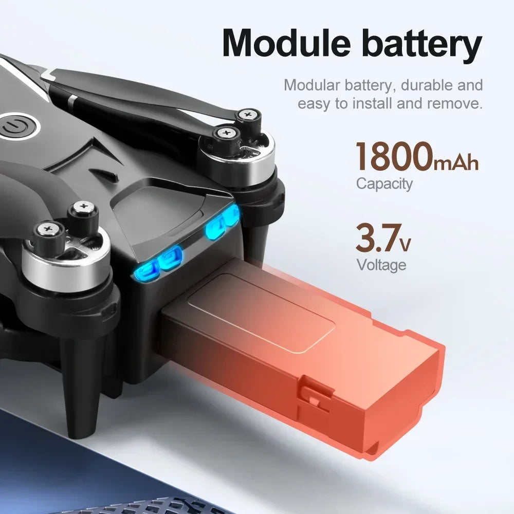 V888 Brushless Drone 8K Professional HD Triple Camera - Empire P.E