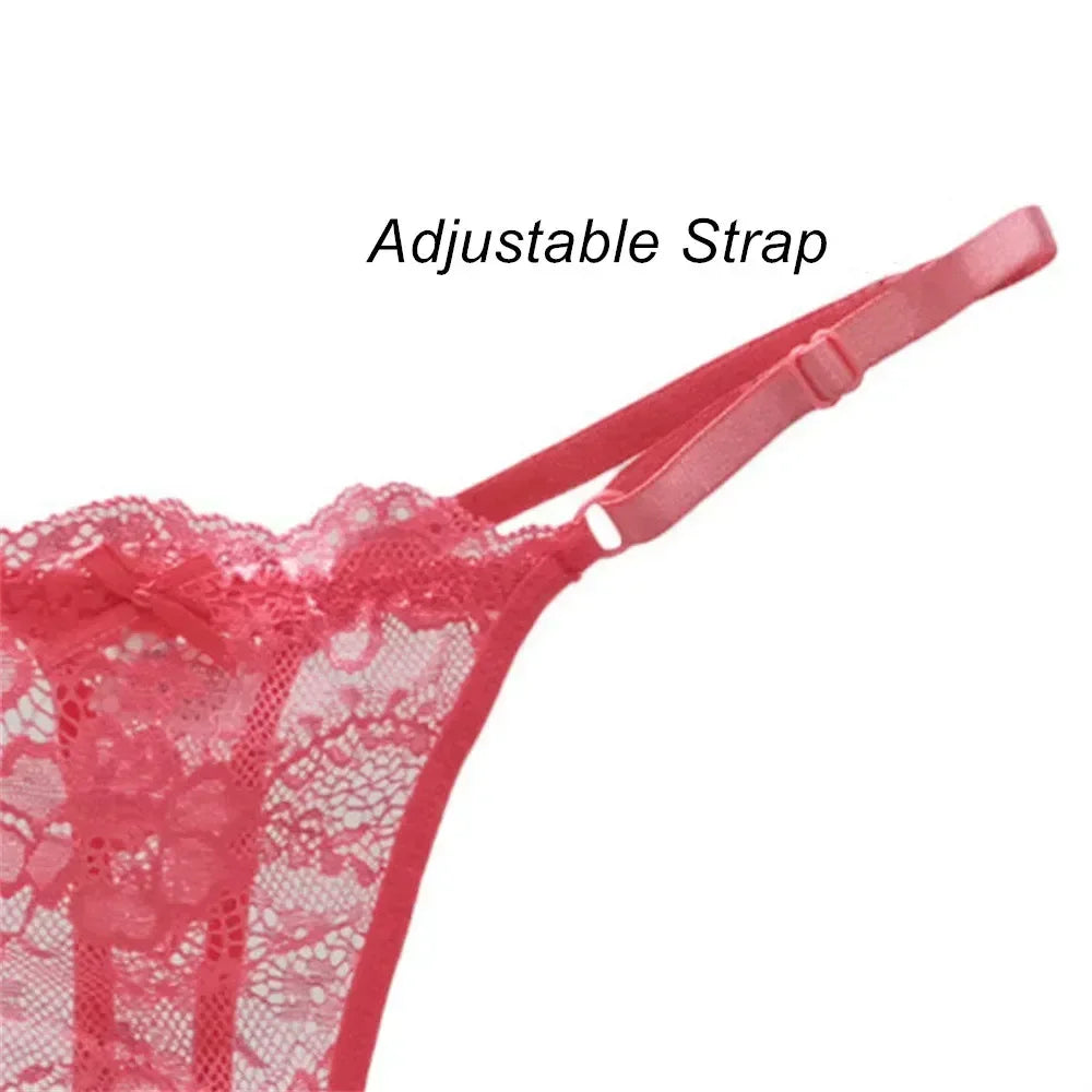 3pcs/set Adjustable Strap Mesh Thong - Empire P.E