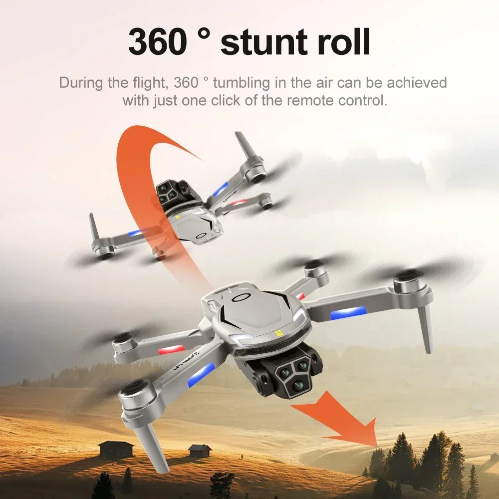 V888 Brushless Drone 8K Professional HD Triple Camera - Empire P.E