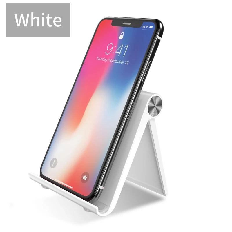 Phone Holder Stand Mobile Smartphone Support Tablet Stand for iPhone 14 13 Desk Cell Phone Holder Stand Portable Mobile Holder - Empire P.E